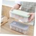 2 pcs Household Tray Multi-layer Preservation Egg Refrigerator Kitchen Container re-usable Light Greenx2pcs 24x11.5cmx2pcs - Buy Online on GoSupps.com