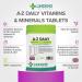 Lindens Multivitamin A-Z Daily Tablets - 90 Pack UK Made Perfect Vitamin & Mineral Balance of Vitamin A C D E B1 B2 B3 B6 B12 Folic Acid Magnesium Iron Zinc & Iodine - Letterbox Friendly 90 count (Pack of 1) - Buy Online on GoSupps.com