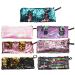 VALICLUD Cosmetic Bag Reversible Sequins Pencil Case Flip Sequins Makeup Bag Glitter for Women Girls 7Pcs