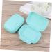 Ciieeo 6 Pcs Soap Dish Soap Holder Soap Case Black Square Soap Case Drain Soap Case for Shower Kitchen Soap Portable Soap Rack Soap Case Metal Soap Basket Travel Take a Bath Soap Box - Buy Online on GoSupps.com