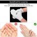 Sibba 2 Pairs White Cotton Moisturizing Gloves for Overnight Bedtime Hand Spa Treatment - Heal Eczema, Repair Dry Chapped Skin - Buy Online on GoSupps.com