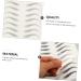Beavorty 4 Sheets Waterproof Eyebrow Stickers Black Stickers Natural Brow Eyebrow Temporary Brow Tattoos Tool 1 count (Pack of 1) Black - Buy Online on GoSupps.com