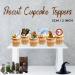 12 Wizard Cupcake Toppers Theme #1 (PRECUT Optional) Harry Cake Toppers Edible Harry Cake Decoration Wizard Birthday Cake Decorations (PRECUT) - Buy Online on GoSupps.com
