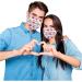 ZQP 100PCS Valentine Theme Printed Disposable_Face_Masks for Adult 3-ply Face Protection Covering with Elastic Earloop and Nose Clip for Outdoor Comfortable & High Filtration &Ventilation - Buy Online on GoSupps.com