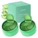 Asybo aloe vera eye mask 120 PCs under eye stains eye treatment mask for under Augent bags dark circles swollen eyes fine lines anti-aging moisturizing eye mask 150 g (2 pack)