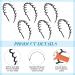 Chuangdi 6 Pieces Zigzag Headband - Black Fresh Style Hair Comb Hairband for Women and Girls - Buy Online on GoSupps.com
