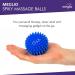 Buy Meglio Fascia Ball Massage Set - Trigger Point Therapy for Back Legs & Feet | Free Exercise Instructions - Buy Online on GoSupps.com