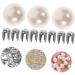 NUOBESTY 150 Sets Pearl Claw Nails Nonporous Imitation Pearls 0.8X0.8X0.8CM White - Buy Online on GoSupps.com