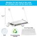 ZALALOVA Cat Window Perch Hammock Seat w/Free Blanket | Extra Large Sturdy Bed for Two Cats | Latest Screw Suction Cups | Indoor Resting Seat (White) - Buy Online on GoSupps.com