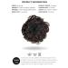 Rose Bud Chignon Hairpiece | Curly Bun Extension Scrunchie | Messy Bun Updo | Synthetic Hair Pieces for Women - Medium Brown - Buy Online on GoSupps.com