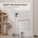 InTrans Interior Cat Door - Cute Pet Door for Cats up to 21 lbs (White) - Buy Online on GoSupps.com