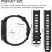 Soft Silicone Garmin Instinct Band Replacement Strap - Black | Compatible with Garmin Instinct 2 & Solar - Tactical | OVERSTEP - Buy Online on GoSupps.com