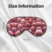 Red Poodles Dogs Print Unisex Eye Mask | Soft Adjustable Sleeping Face Mask for Ultimate Comfort - Buy Online on GoSupps.com