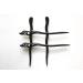 Handmade Black Sandalwood Hair Sticks - Pack of 4 | Myhsmooth Zz-mooncha Hair Clips - Buy Online on GoSupps.com