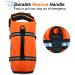 Vivaglory Ripstop Dog Rescue Vest - Neon Orange XL | Enhanced Buoyancy & Visibility for Small to Medium Dogs | Perfect for Boating Adventures - Buy Online on GoSupps.com