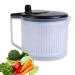 Xasbseulk Salad Spinner and Salad Dryer | 5L Salad Spinner for Fruits and Vegetables Easy to Clean Quick and Easy Drying | Salad Spinner for Vegetables and Fruits