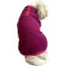 Cara Mia Dogwear Lightweight Button Neck Dog Fleece Vest Shirt Coat (L Grey/Purple) L Grey/Purple - Buy Online on GoSupps.com