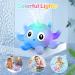 Bathly Octopus Baby Bath Toy - Light Up, Induction Spray Water, Gift for Kids - Blue - Buy Online on GoSupps.com