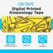 OK TAPE Hypoallergenic Kinesiology Tape - Elastic Sports Athletic Tape 2 Rolls (2in x 16.4ft) - Digital Printed Lightning Design for Pain Relief & Support - Buy Online on GoSupps.com