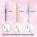 Makartt 3pcs Nail Art Liner Brush Set - 7/9/11mm Thin Brushes for Short Strokes & Fine Details in Golden, Blue, Green - Buy Online on GoSupps.com