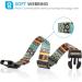 Heele Dog Collar for Small & Medium Dogs - Adjustable Bohemian Cyan Patterned Collar for Comfort & Durability | XS Size (21.6-28cm) - Buy Online on GoSupps.com
