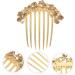 minkissy Hair Jewelry Wedding Accessories for Brides Rhinestone Hair Comb Hair Side Combs Decorative Hair Combs for Women Accessories Comb Headband Ponytail Miss Rhinestones Petal - Buy Online on GoSupps.com