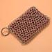 siyewio Cast Iron Skillet Cleaner 316 Stainless Steel Chainmail Cleaning Scrubber Silicone Scrubber for Kitchen Cookware - Buy Online on GoSupps.com