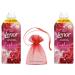Lenor Fabric Conditioner 42 Washes 1.386L Wellbeing Collection Jasmine & Red Berries Scent Pack of 2 + for You: Organza Small Bag