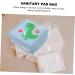 Lurrose 2pcs Aunt's Towel Storage Bag Tampon Holder Sanitary Napkin Travel Pouch - Girly Period Pouch - Buy Online on GoSupps.com