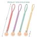 ClDy Baby Pacifier Chain Clip & Cup Holder Strap 4 Pack for Strollers Car Seats & Baby Carriers | Cute Fabric Designs for Boys & Girls - Buy Online on GoSupps.com