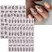 JMEOWIO Floral Nail Art Stickers - 12 Sheets, Self-Adhesive Design Decals for Spring/Summer Nails - Buy Online on GoSupps.com