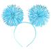 Tinsel Headband with Balls Kids Foil Strips Head Boppers Glitter Christmas Hair Band Performance Stage Cosplay Hair Accessories Head Boppers