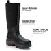 TIDEWE Rubber Neoprene Boots - Waterproof 6mm Hunting Boot - Black - Size 11 Women/10 Men - Buy Online on GoSupps.com