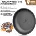 Snow Rock Dia 218mm Titanium Plate Dish for Outdoor Backpacking - Camping & Hiking Essentials - Buy Online on GoSupps.com