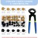 High Heel Replacement Tips | MHBH Shoe Heel Repair Kit - 20 Pairs 2 Colors & Pliers Fits Women's Shoes (Sizes 8-12.5mm - Buy Online on GoSupps.com