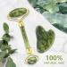 Jade Roller and Gua Sha Kit NEESTARTLY Anti-aging Natural Facial Jade Stone Roller Set - Face Massager Facial Roller for Face Skin Eyes Neck Leg - Buy Online on GoSupps.com