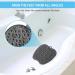 BESKAR XL Shower Foot Scrubber Mat - Non-Slip with Suction Cups, Exfoliates and Massages Feet, Improves Circulation, Soothes Tired Feet - Gray - Buy Online on GoSupps.com