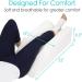 Xtra-Comfort Leg Elevation Pillow | Swelling & Recovery Support - Firm Wedge Rest for Knee, Ankle, Foot Injury - Pain Relief & Better Sleep - Improve Circulation | White - Buy Online on GoSupps.com