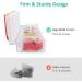 Shop Fullicon Weekly Pill Organizer - 7 Day Spill Proof Large Pill Box | Travel Medicine Organizer for Vitamins & Supplements (Rainbow Clear) - Fast International Shipping - Buy Online on GoSupps.com