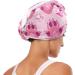 Cute Cat Paw Pink Hair Towel 2 Pack - Super Absorbent Quick Dry Hair Turbans for Women & Girls - Buy Online on GoSupps.com
