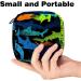 Colorful Underwater Sharks Menstruation Pad Bag with Zipper | Women's Napkin & Tampon Bag | Stylish Collective Bag for Girls - Buy Online on GoSupps.com