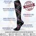 Shyl Jier Compression Stockings for Men & Women - 15-20 mmHg Support Socks for Running Hiking Travel - 6 Pairs Mixed Black (L-XL) - Buy Online on GoSupps.com
