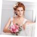 FRCOLOR 1pc White Bridal Comb Ceramics Decorate Bride Alloy - Buy Online on GoSupps.com