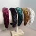 LEBENSWERT Velvet Braided Headband for Women - Vintage Wide Hairband in Wine Red | Traditional Fashion Accessories - Buy Online on GoSupps.com