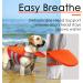 Buy ThinkPet Adjustable Dog Life Jacket - Reflective Buoyancy Safety Vest in Orange Red for All Breeds - International Shipping Available - Buy Online on GoSupps.com