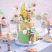 29 PCS Colorful Balloon Cupcake Topper Set for Wedding, Baby Shower, Birthday Party - White, Gold, Green - Buy Online on GoSupps.com
