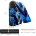 Travel Lipstick Organizer Case | Portable Makeup Bag with Mirror | Blue Rose Design - Perfect for International Shipping - Buy Online on GoSupps.com