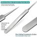 SGNEKOO Professional Facial Milia Removal Tool and Whitehead Extractor Kit - Titanium Alloy Double Ended Needle, Steel Tweezers for Blackhead, Blemish, Zit, Pimple, Acne Removal (TR504IN-G) - Buy Online on GoSupps.com