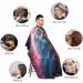 Space Cat Barber Cape | Adjustable Snap Hair Cutting Apron for Adults | Stylish Salon Essential - Buy Online on GoSupps.com