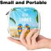 GIAPB Sanitary Napkin Storage Bag - Period Tampon Makeup Pad Pouch - Seashell Slippers Design - Buy Online on GoSupps.com